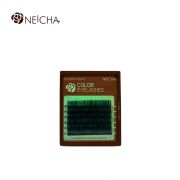 Ресницы цветные NEICHA Dark Brown MINI 6 линий