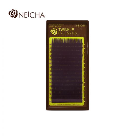 Ресницы NEICHA Twinkle Dark Brown 16 линий MIX